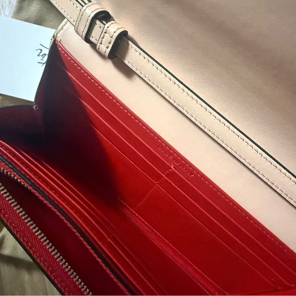 Christian Louboutin Macaron Wallet Calf Spikes Mystic Pink Gold - Picture 10 of 16